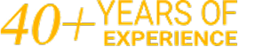 40+ Years of Experience